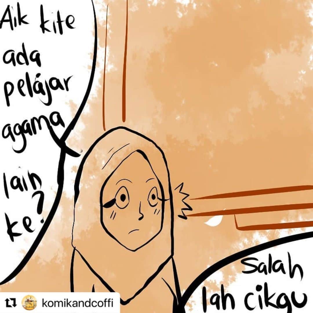 Koleksi Komik Malaysiaさんのインスタグラム写真 - (Koleksi Komik MalaysiaInstagram)「#Repost @komikandcoffi with @make_repost ・・・ Bdk skolah swasta... #coffe」1月28日 13時14分 - tokkmungg_exclusive