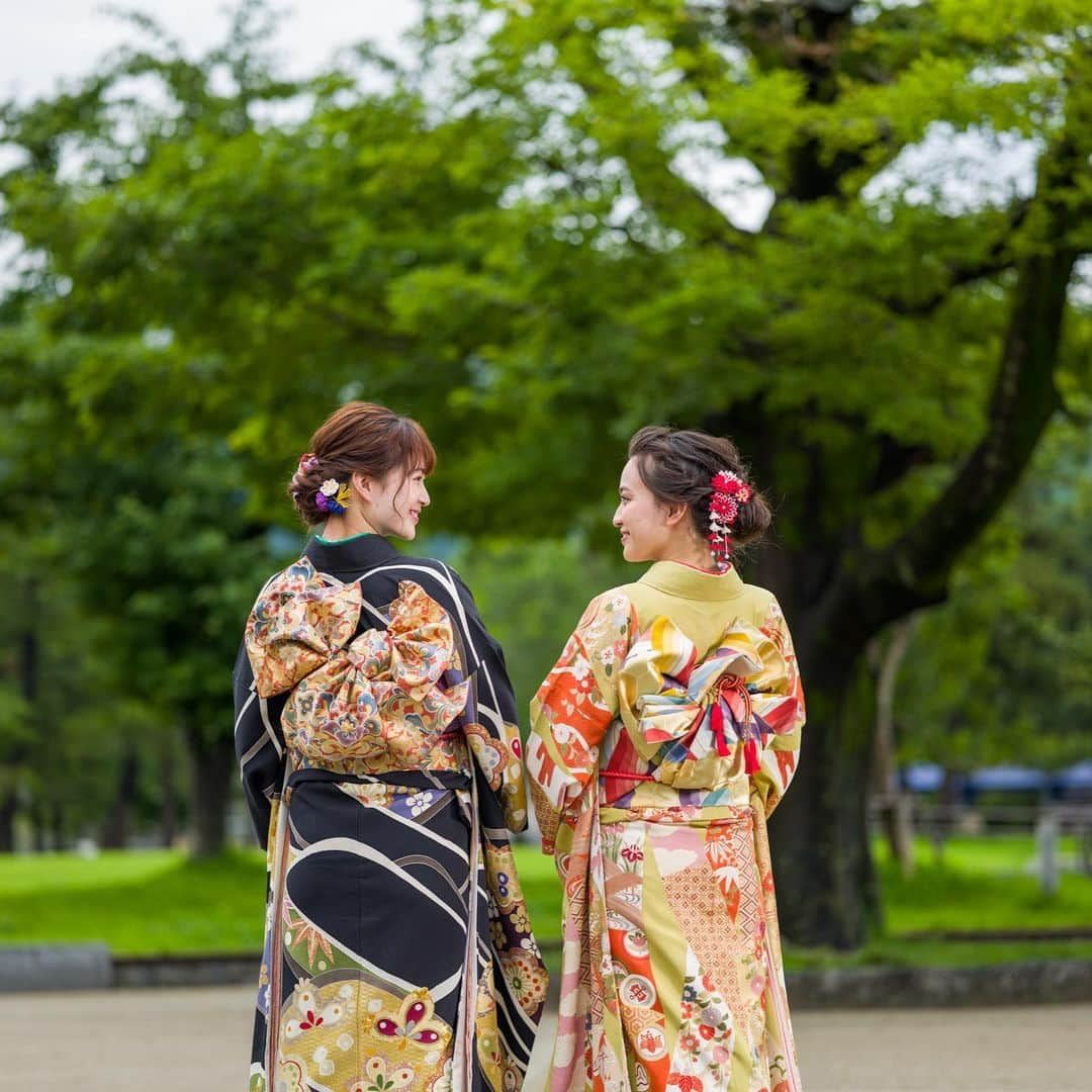 溝川凜さんのインスタグラム写真 - (溝川凜Instagram)「👘  きもの吉兆様の振袖🐄 データ届いたのでシェアﾎﾟﾁ  #新成人 #2021 #20歳 #振袖 #京都  #エルグモデル」1月29日 0時20分 - mizokawa_riiiinchan