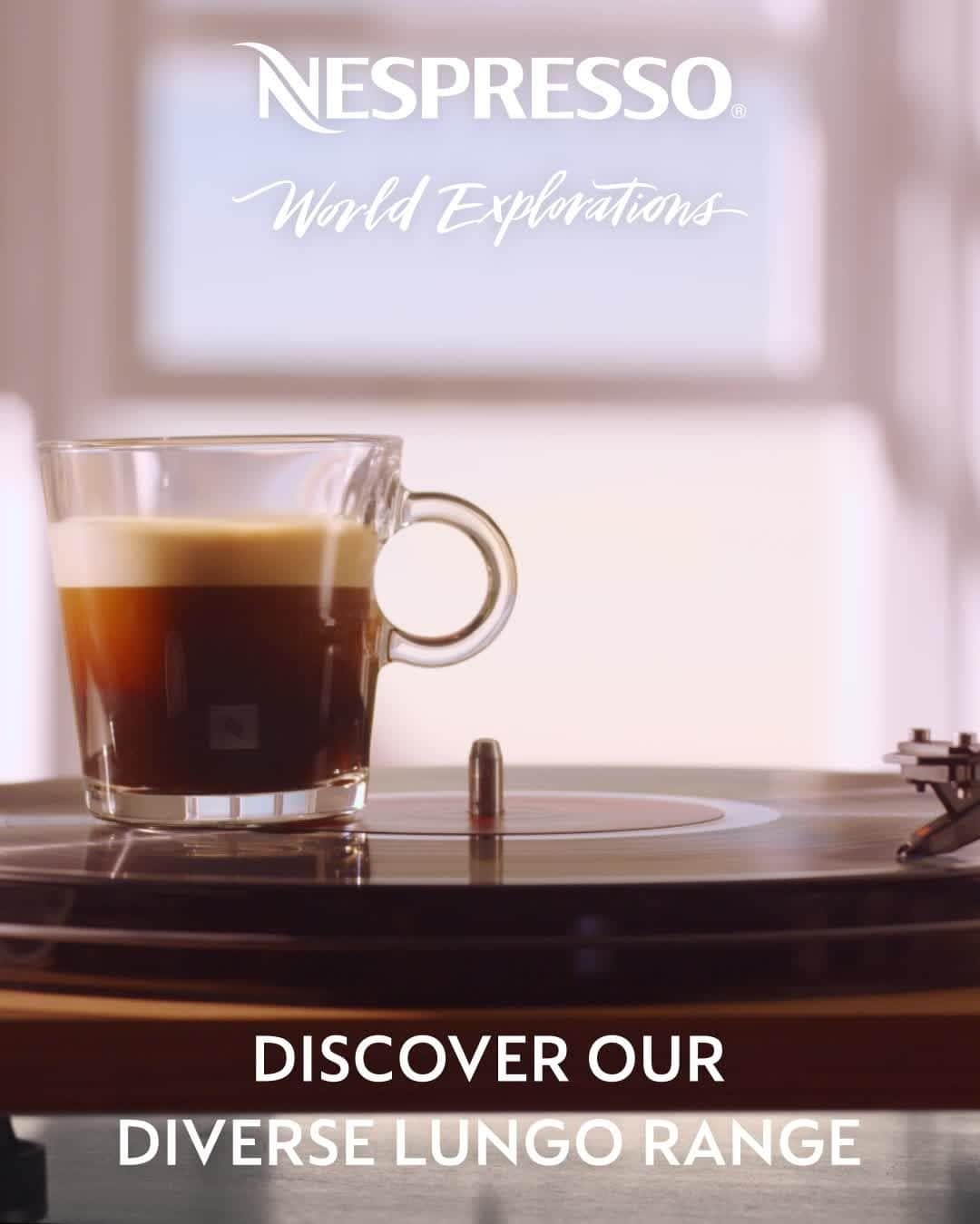 Nespressoのインスタグラム：「Meet WORLD EXPLORATIONS, a Lungo range that celebrates a selection of coffee cultures across the globe.   #Nespresso #WorldExplorations #Lungo」