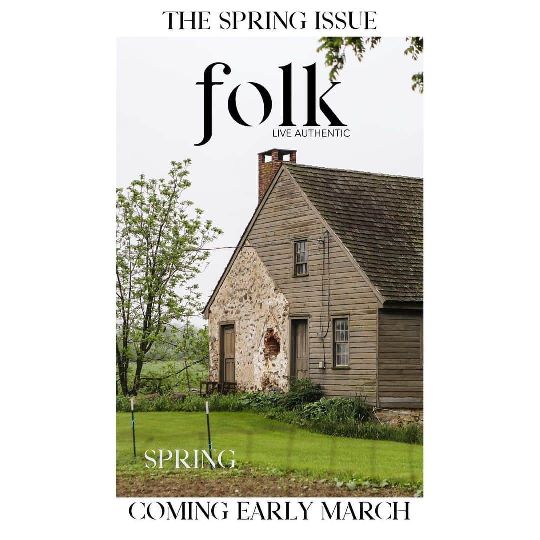 FOLKのインスタグラム：「Raise your hand if you’re ready for spring! I know I am. The pre order has started. This issue is going to be a breath of fresh air after a very long winter inside.」