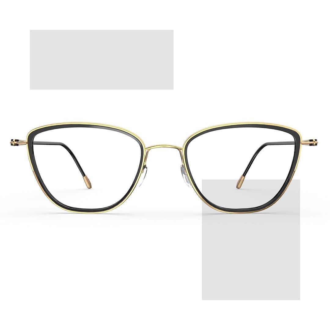 シルエットのインスタグラム：「Refined retro shapes in a selection of two-tone colors. Delve deeper into the Lite Duet collection and find your style with Virtual Try-On.  Featuring: Lite Duet 4555 . . . #silhouetteeyewear #tryitwearitloveit #eyeweardesign #luxuryeyewear #fashioneyewear #opticalframes」