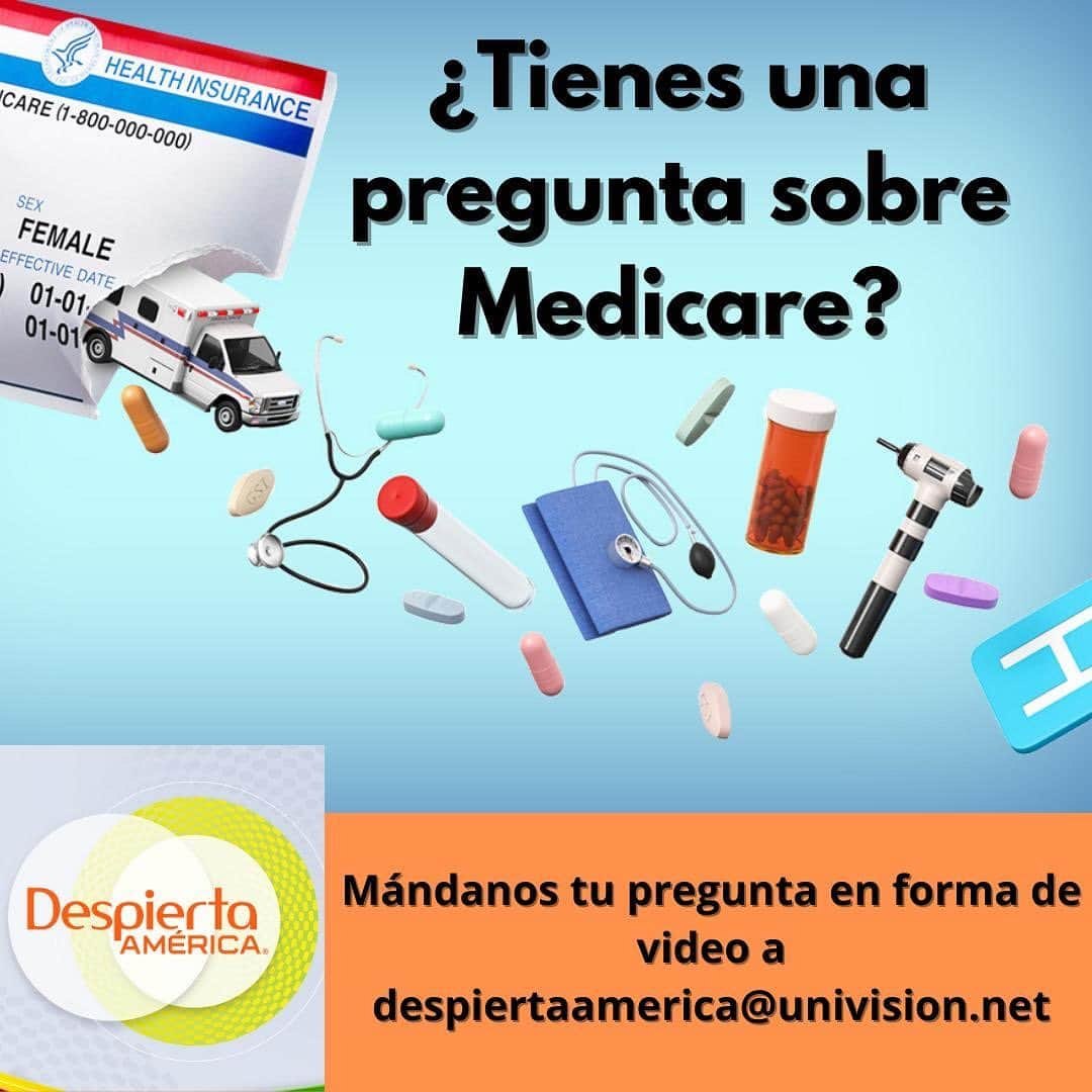 Despierta Americaさんのインスタグラム写真 - (Despierta AmericaInstagram)「YA SABEN QUE NOSOTROS ESTAMOS AQUÍ PARA SERVILES, Y QUEREMOS AYUDARLES ¡ CON TODO! ENTONCES, SI TIENEN 65 AÑOS O MÁS Y TIENEN DUDAS O PREGUNTAS SOBRE MEDICARE, NOSOTROS QUEREMOS DARTE RESPUESTAS. MÁNDENOS SUS PREGUNTAS EN FORMA DE VIDEO O ESCRITAS A DESPIERTAAMERICA@UNIVISION.NET Y EN UN SEGMENTO ESPECIAL SOBRE MEDICARE TE CONTESTAREMOS!」1月29日 0時07分 - despiertamerica