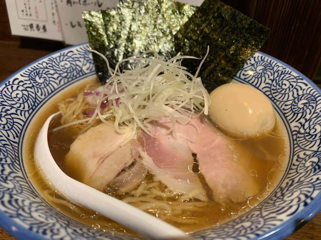 木曽大介のインスタグラム：「事務所の近くにまた美味しいラーメン屋を発見。あさり！スープは最後の一滴まで飲んでも足りない！あたり！」