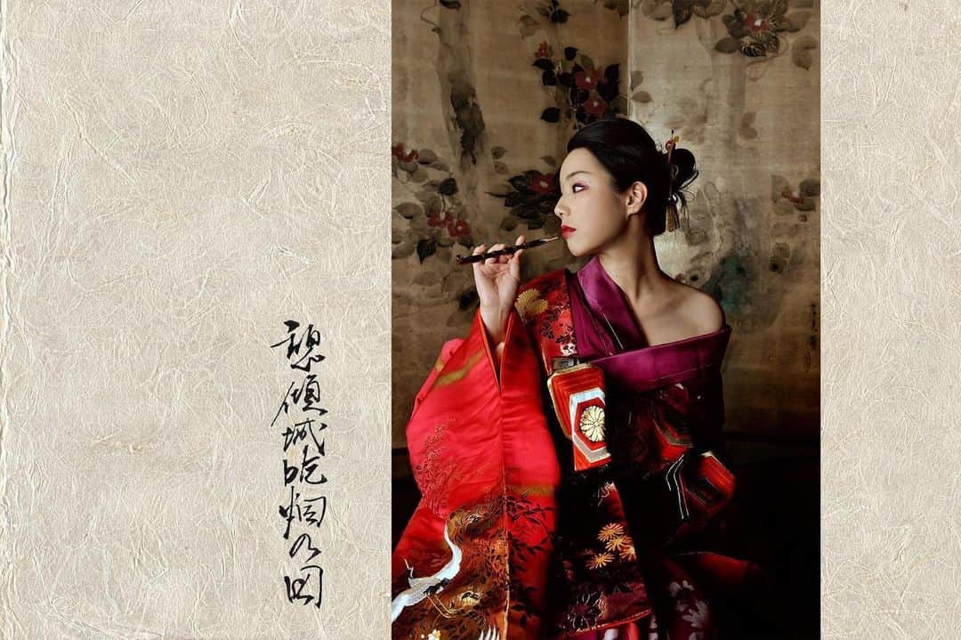 佐藤みゆきのインスタグラム：「今週からNHKで再放送が始まった連続テレビ小説『花子とアン』に出演させていただいています。明治の時代のお嬢様。当時はあの時代のこと、たくさん勉強したなぁ。ハリセンボン春菜さんと一緒に出てきますので、よろしくお願いいたします♡  写真は『花子とアン』を撮影したくらいの時に高水秀人さんに撮影していただいたもの。着物は中尾知代ちゃんにお願いしました。 自分で「着物撮りたい！」と高水さんと知代ちゃんを巻き込んで撮った作品撮り。2人の力でめちゃくちゃカッコいい。感謝。」