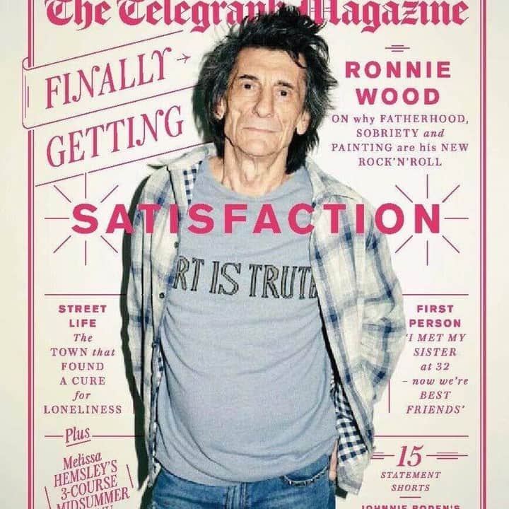 ロン・ウッドさんのインスタグラム写真 - (ロン・ウッドInstagram)「Ronnie's got it covered! A few of the many magazine covers to star Ronnie」1月28日 17時48分 - ronniewood