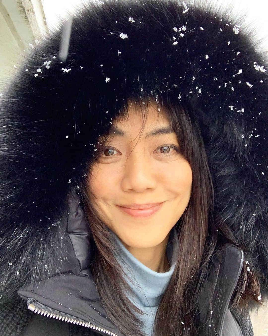 前田典子さんのインスタグラム写真 - (前田典子Instagram)「#雪　❄️ #snow  #東京#一瞬　 #ベランダ」1月28日 17時43分 - maenorichang