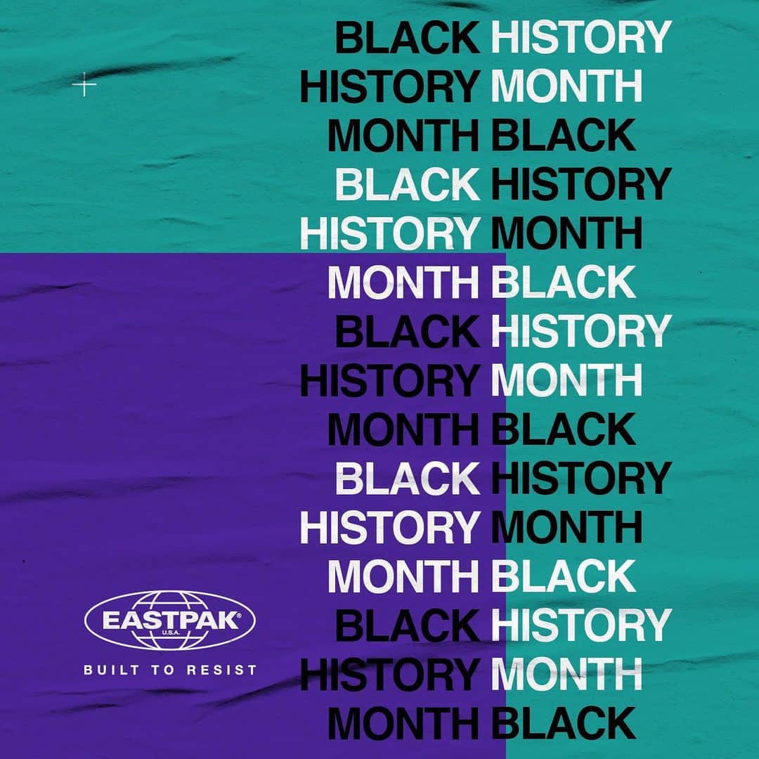 イーストパックのインスタグラム：「To celebrate Black History Month this February, we’re teaming up with inspiring Black individuals to share their stories and spark important conversations. Stay tuned to find out what we’ve got planned #builttoresist #eastpak #blackhistorymonth #bhm #equality」