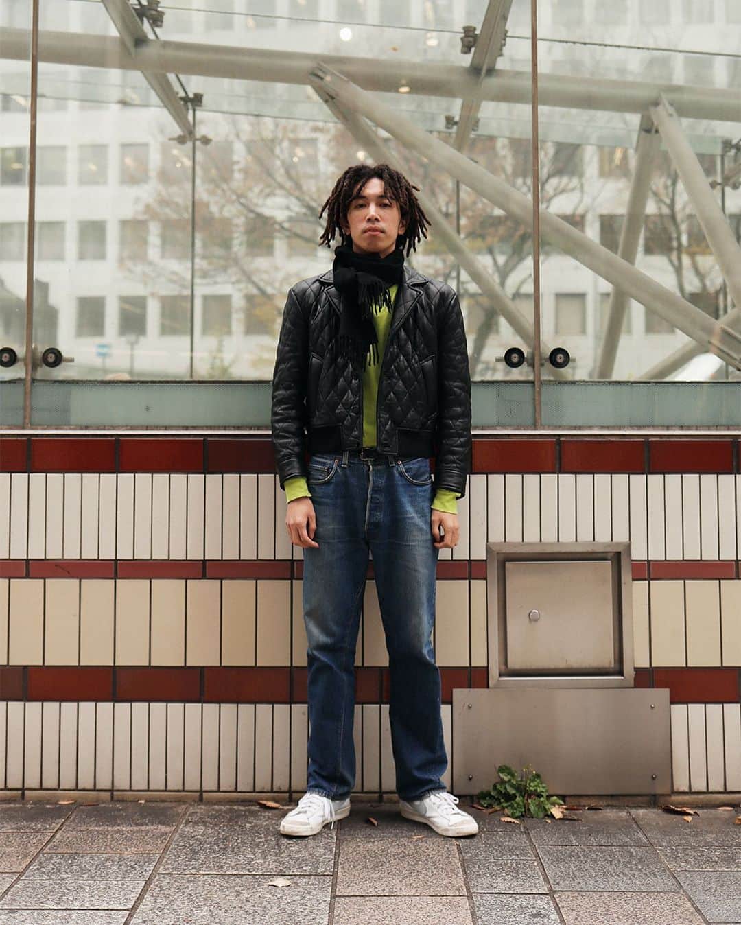 Droptokyoさんのインスタグラム写真 - (DroptokyoInstagram)「TOKYO STREET STYLE Name: @tmrtky Occupation: Shop Staff (@goffa.x) Jacket: #ErnestWBaker Inner: #Supreme Pants: #Vintage Shoes: #NIKE Scarf: #PoloRalphLauren #streetstyle#droptokyo#tokyo#japan#streetscene#streetfashion#streetwear#streetculture#fashion#ストリートファッション#コーディネート ⁣⁣ Photography: @dai.yamashiro」1月28日 18時26分 - drop_tokyo