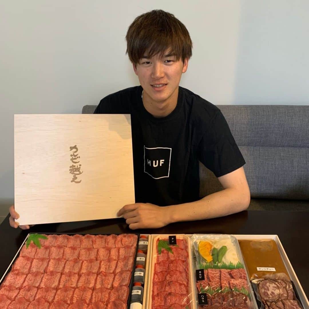 佐野皓大のインスタグラム：「#カルビ越え #カルビ越えオンラインショップ #いつもありがとうございます #タン #皆さんもぜひ #キャンプがんばる」