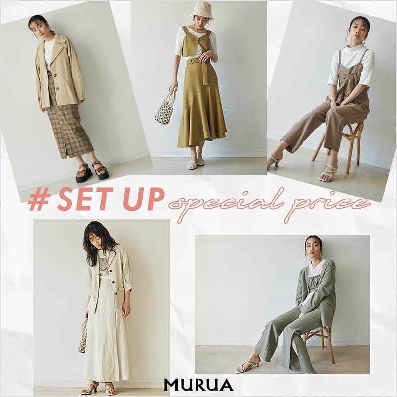 RUNWAY channelさんのインスタグラム写真 - (RUNWAY channelInstagram)「﻿ ﻿ MURUA ﻿🌷🤍 @murua_official  ﻿ 春のトレンドキーワード﻿ #SETUP﻿ ﻿ MURUAがお届けする、﻿ 春ムード高まるセットアップアイテムを一挙ご紹介🌷🤍﻿ ﻿ ﻿ 最大8,000円OFF！！﻿ セットアップで一足先に春コーデ😳✨✨﻿ ﻿ ﻿ 今すぐアイテムをチェックしてみよう🔎﻿ ﻿ ﻿ プロフィールTOPのURL﻿ またはハイライトからチェックしてね🖤﻿ ⇒ @RUNWAY_channel﻿ ﻿ ﻿ ﻿  #RUNWAYchannel #fashion #ファッション #アパレル #web #ec #ecサイト #通販 #online #japanshop #outfit #code #instafashion #ランウェイチャンネル #ランチャン #春コーデ #春カラー  #21ss #ssアイテム  #セットアップ #パステルカラー　＃春ムード　#春アイテム　 #MURUA　#SET UP#春トレンド #春物アイテム」1月28日 18時54分 - runway_channel