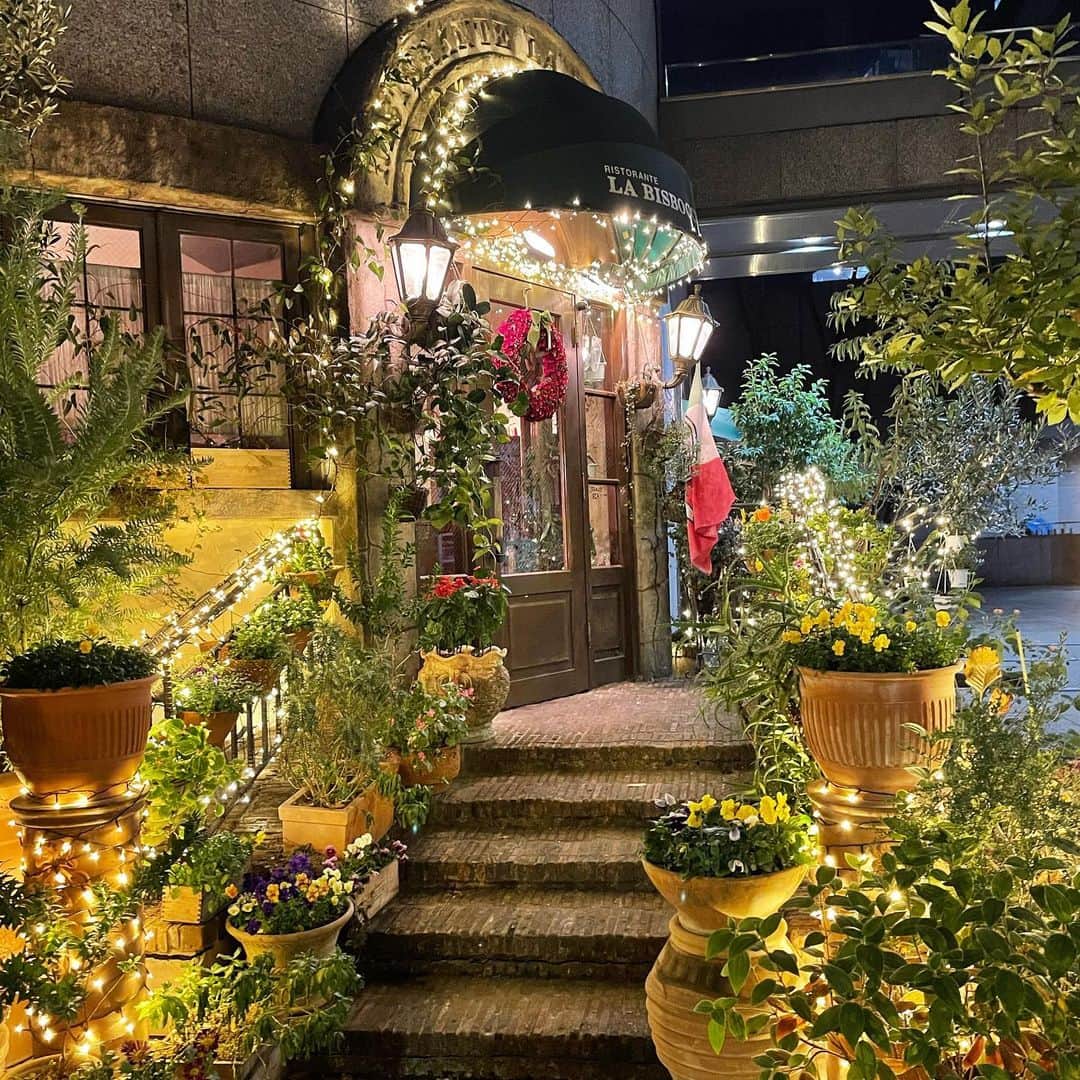 曲渕伊代さんのインスタグラム写真 - (曲渕伊代Instagram)「クリスマスディナーは、 ずっと行ってみたかったラビスボッチャへ🎅🎄 🇮🇹 外観からもう素敵すぎる🥺 全部美味しかったけど、デザートワゴンから 選べるデザートたちが優勝🍮🍓 . #christmasdinner #広尾イタリアン #ラビスボッチャ #labisboccia」1月28日 20時03分 - iyo_m2f