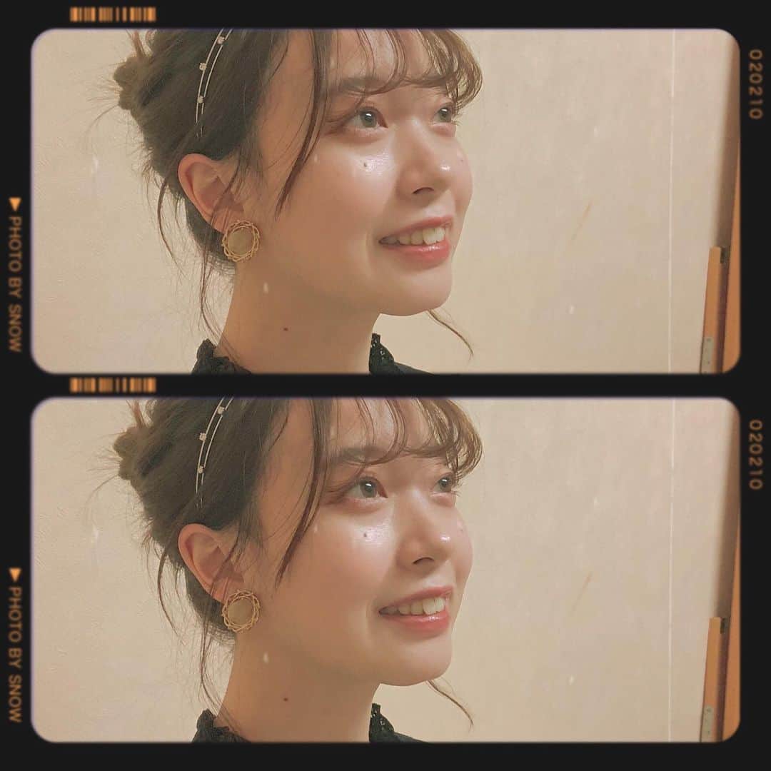 のインスタグラム：「こんばんは☽･:* 自撮り中に弟に話しかけられて びっくりしているるみちーです。  このコーデは 雑誌｢PECHE｣の1月号に 載っているゆうこすさんを 真似してみました🕊 お洒落さんになりたいね𓂃𓂂」