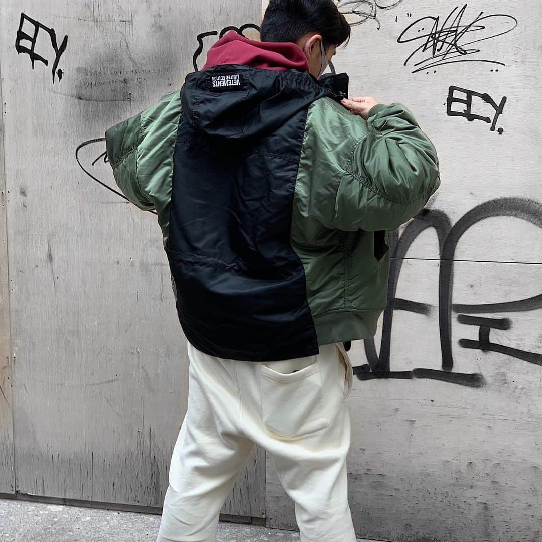 のインスタグラム：「・ ・ ・ New arrival✔️ ss21 @vetements_official  ・ ・ ・ ・ ・ at Shinsaibashi Parco ・ ・ ・ ・ ・  #vetements #AYIN #ss21 #outer」