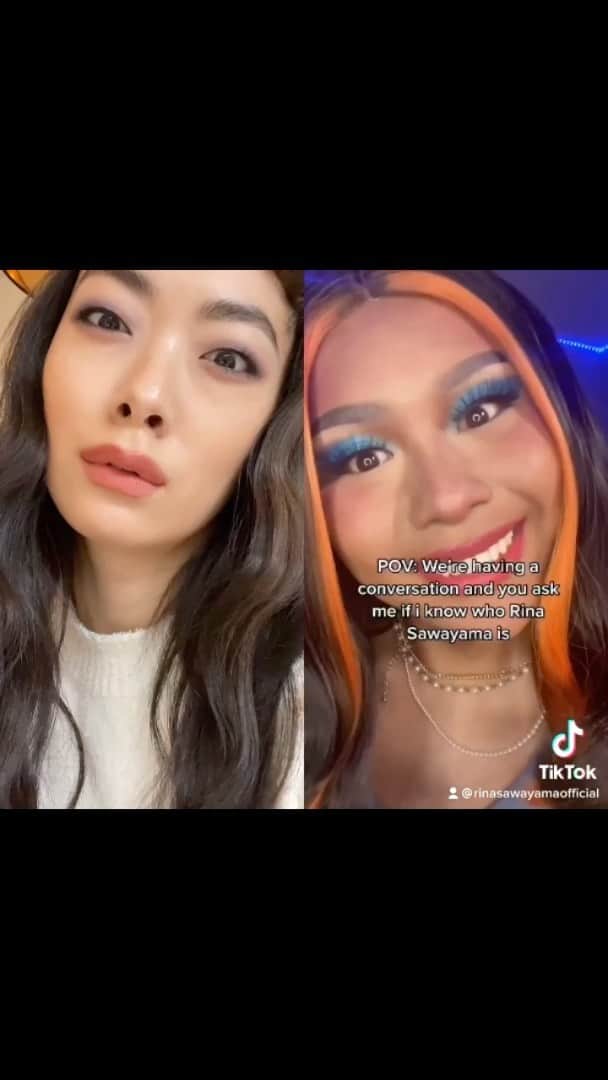 リナ・サワヤマのインスタグラム：「stream SAWAYAMA DELUXE and follow me on tiktok xxxxx」
