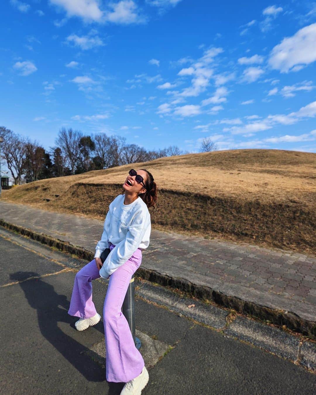 AMIのインスタグラム：「Such a pretty view ❤︎ ✌︎✌︎」