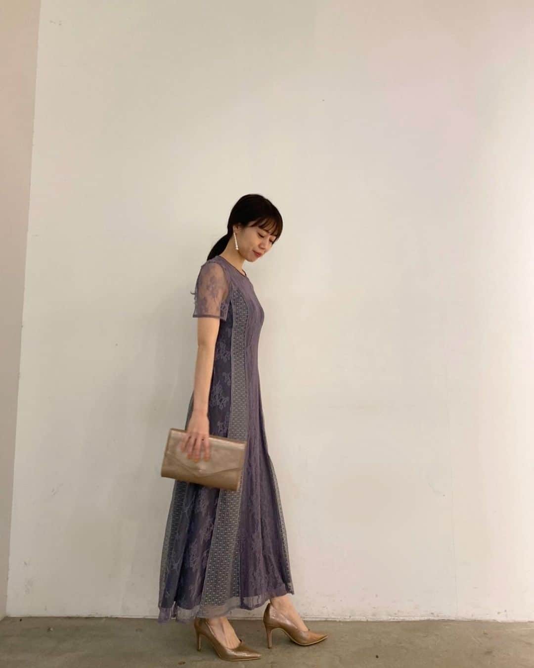 LADYナローレースマキシワンピース lagunamoon | angeloawards.com