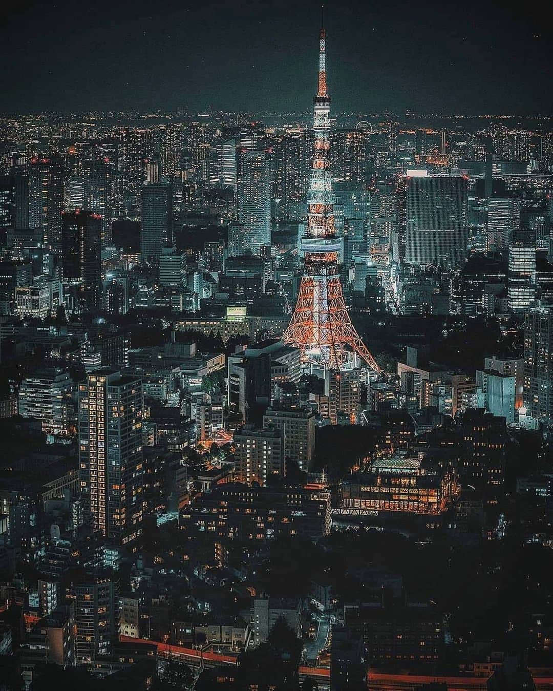 Berlin Tokyoさんのインスタグラム写真 - (Berlin TokyoInstagram)「Tokyo tower glowing in the sea of urban lights. . Which one is your favorite? . . . #Hellofrom #tokyotower #japan . @tokyotower_official @princeparktowertokyo」1月28日 22時03分 - tokio_kid