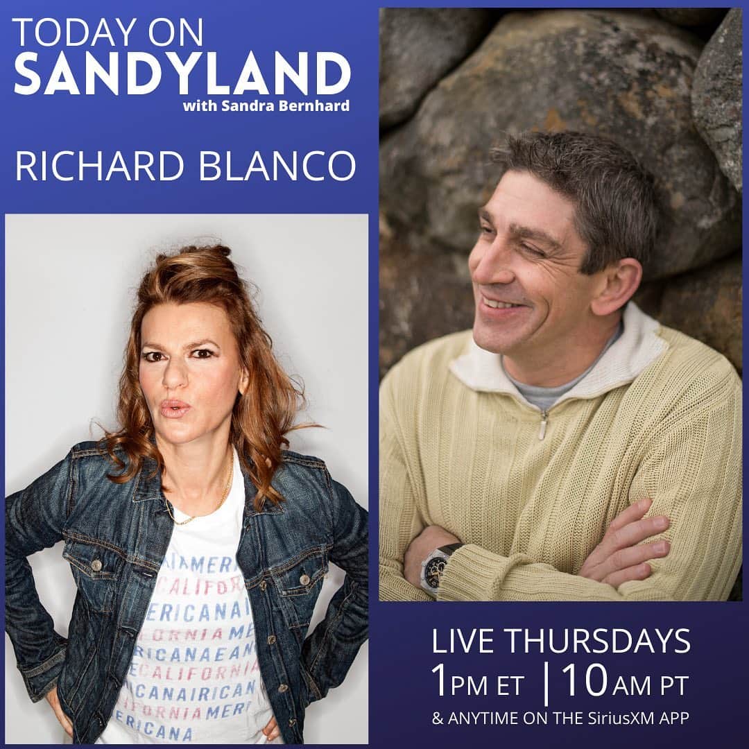 サンドラ・バーンハードさんのインスタグラム写真 - (サンドラ・バーンハードInstagram)「Today Live # Sandyland @poetrichardblanco & I’m taking your calls kids! 1 pm EST @radioandysxm」1月28日 22時45分 - sandragbernhard