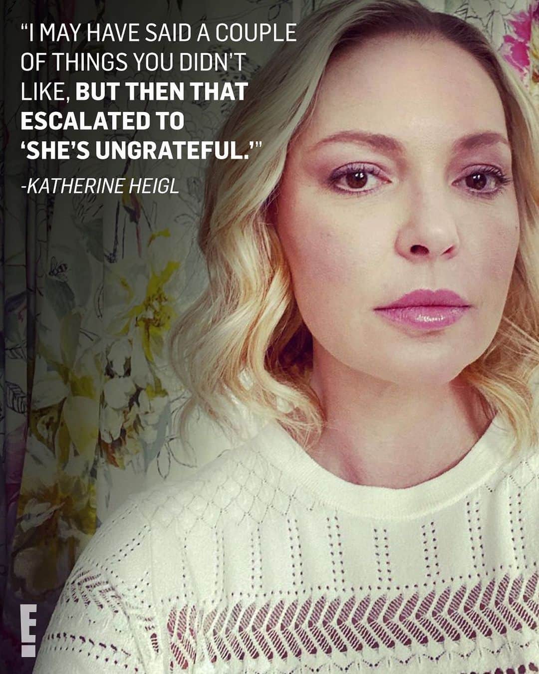 E! Onlineさんのインスタグラム写真 - (E! OnlineInstagram)「Years after she gained a reputation for being "difficult" to work with, Katherine Heigl is finally speaking out. She shares her side of the story in a tell-all interview at the link in our bio. (📷: Instagram)」1月29日 8時31分 - enews