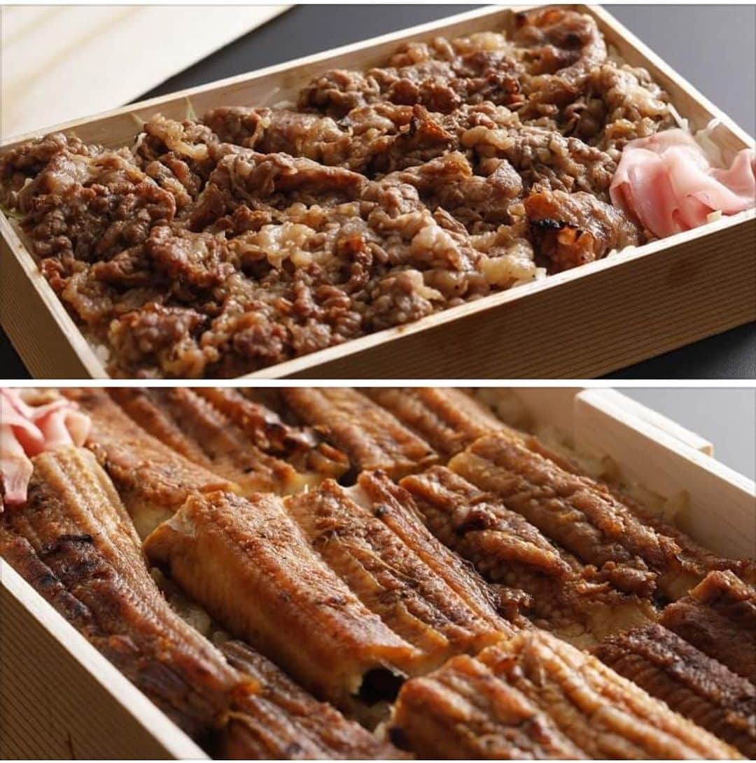 のインスタグラム：「肉の日  今日は29日 肉の日ですね 祥吉のお弁当は 穴子弁当の方が人気ですが 薄口醤油の発祥の地 龍野の『末広醤油』さんの醤油で漬け込んだ香ばしく香り高く焼き上げたこだわりの「和牛弁当」もおすすめです 販売してから3ヶ月少し 25日の集計で 穴子弁当 429個 和牛弁当184個 お買い求めいただきました ありがとうございます  ご宿泊のお客様だけではなく予約販売もしてますので是非ご利用ください  前日の20時までのご予約が必要ですので ネットかお電話でのご注文お願いします ⚪︎受け渡しのお時間は11時から13時の間です ⚪︎どちらもおひとつ 1650円〔税別〕です  電話番号 0791-43-7600  #肉の日 #29の日  #和牛弁当 #穴子弁当 #お弁当 #テイクアウト #播州赤穂 #赤穂 #赤穂御崎 #赤穂温泉 #赤穂温泉祥吉  #潮彩きらら祥吉 #祥吉 #温泉 #旅行 #旅館」