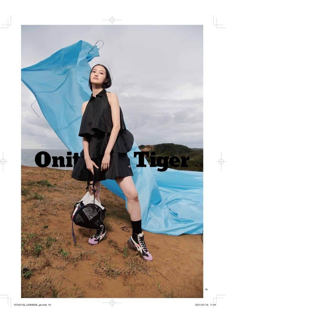 アンドレアポンピリオのインスタグラム：「ONITSUKA TIGER SPRING SUMMER 2021 COLLECTION  @onitsukatigerofficial  @onitsukatigerjp  @onitsukatigeritaly   Creative Direction by Andrea Pompilio  #ONITSUKATIGER #ONITSUKAATTITUDE #SS21COLLECTION  #ANDREAPOMPILIO #LoveMeForeverOrNever #tokyo  #Milano」