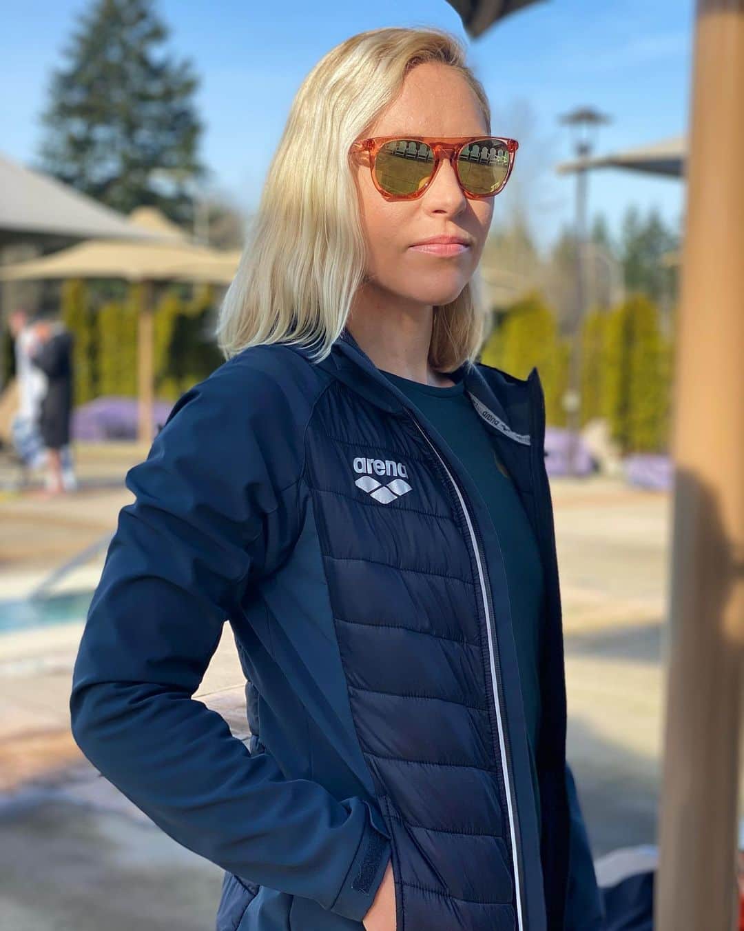 Julieのインスタグラム：「😎 . . . . #arenawaterinstinct #swimmer #summerjulep #swimming #swimlife #swimmerslife #goswimming #swimmersofinstagram #instaswim #instaswimming #mastersswimming #instaswimmer #usaswimming #swimtraining #swimpractice #myswimpro」