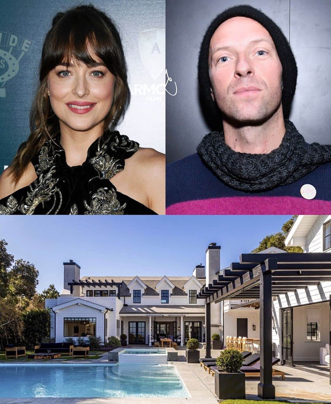 Just Jaredさんのインスタグラム写真 - (Just JaredInstagram)「Dakota Johnson and Chris Martin took a big step and are living together in a mansion he purchased in October - and we have all the amazing inside photos of the 6 bedroom, 9 bathroom estate! Tap this pic in the LINK IN BIO for the pictures of the $12.5 million home. #DakotaJohnson #ChrisMartin Photo: The Grosby Group / BACKGRID / Getty」1月29日 1時24分 - justjared