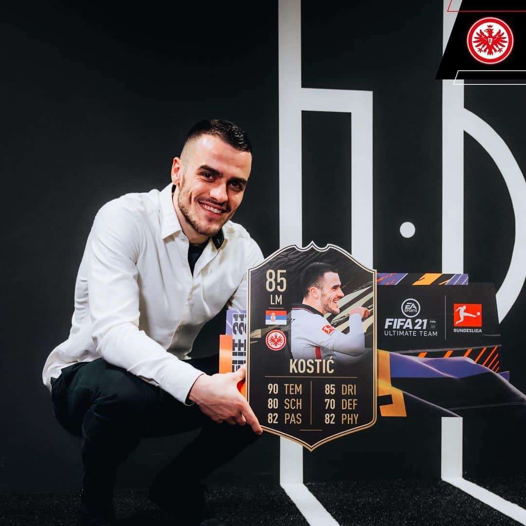 フィリップ・コスティッチさんのインスタグラム写真 - (フィリップ・コスティッチInstagram)「💥 Team of the Week! Freue mich sehr über mein Icon - danke @easportsfifa 🙏🔝 #Werbung #TOTW #FIFA21  #EintrachtFrankfurt #SGE #FK10」1月29日 1時28分 - filipkostic