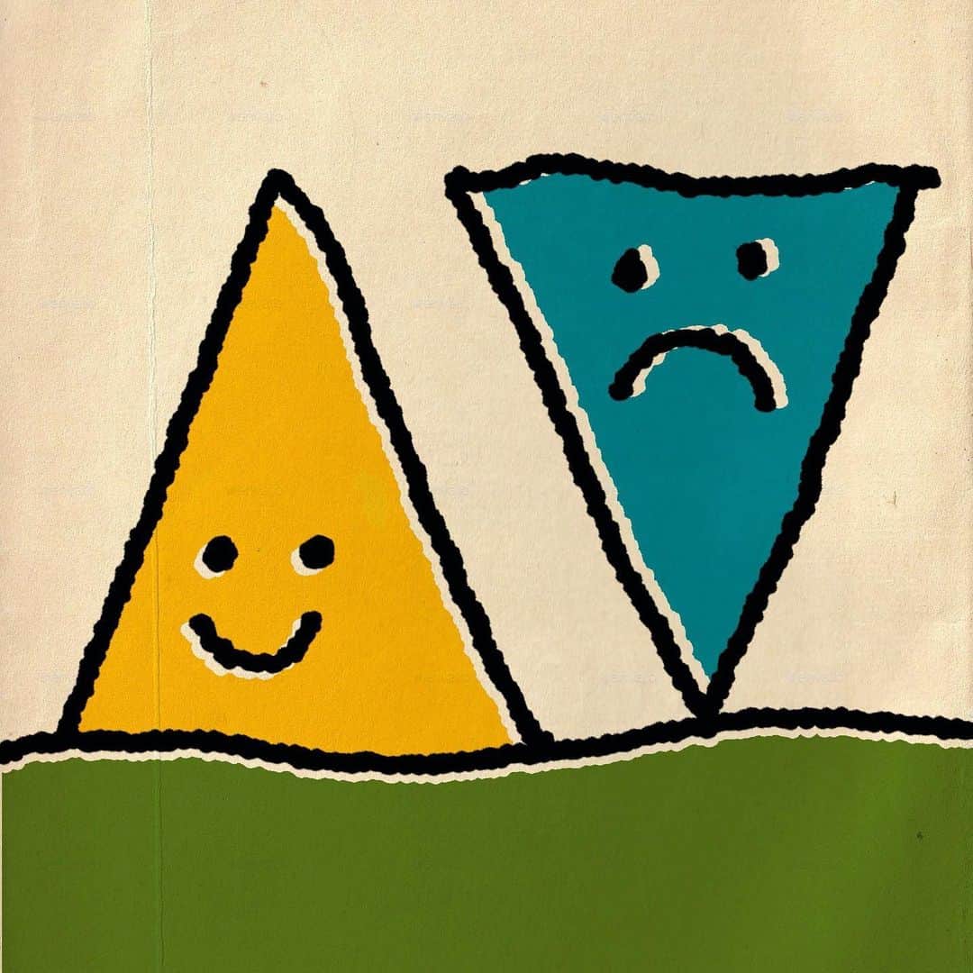 Jason G. Sturgillのインスタグラム：「Meet Stable and Unstable. One is always up, while the other is always down. One always feels blue and the other always feels gold like the sun. Have you ever talked to someone that’s never experienced depression? I never thought about it because I’ve only known living with depression. I can’t imagine never knowing what it’s like to feel hopeless for days on end. The hard part is that people that haven’t experienced will never know what it’s like to be living with it. People don’t realize it’s not something you can fix by just “going running” or “thinking positive”. If you are experiencing depression, especially in such terrible times that we’re having, know that you’re not alone.」