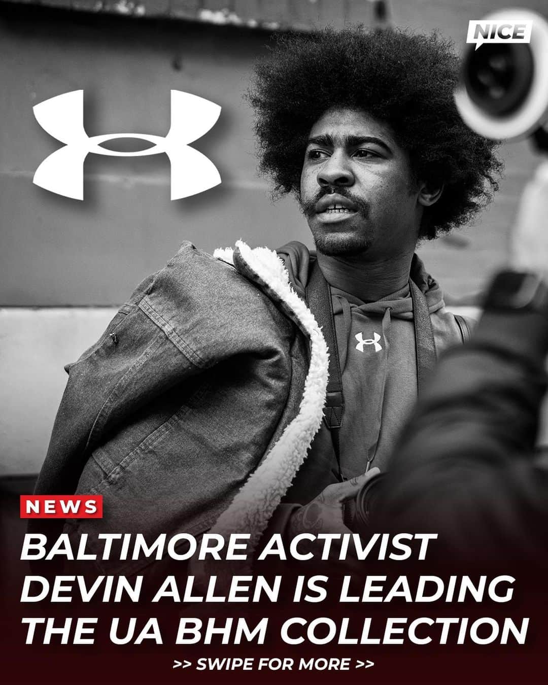 Nice Kicksさんのインスタグラム写真 - (Nice KicksInstagram)「Under Armour is partnering with award-winning photographer, activist, and Baltimore native Devin Allen for its upcoming #BHM footwear & apparel collection. ✊ LINK IN BIO for full story and release details. 📲」1月29日 3時37分 - nicekicks