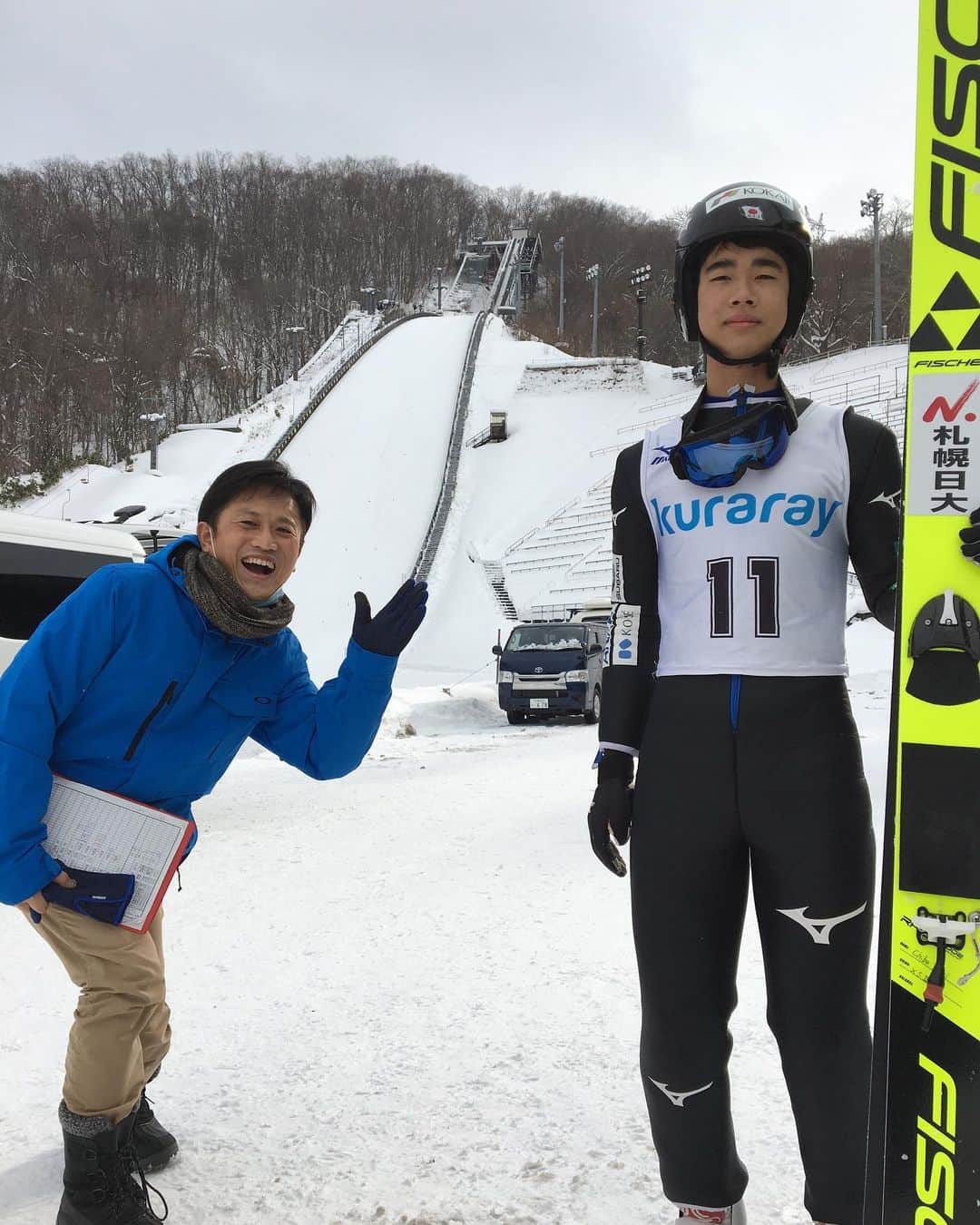 北海道テレビ「イチオシ！モーニング」さんのインスタグラム写真 - (北海道テレビ「イチオシ！モーニング」Instagram)「いよいよあすです！#第48回HTBカップスキージャンプ競技大会 。 YouTubeで実況する林アナが、出場する高校生を紹介します。 5回目は#札幌日大 2年の#千葉大輝 選手。 #ノルディックコンバインド #複合 の選手で、 6日の全道高校スキーでは距離で逆転し優勝しました。 HTBカップは48歳、#葛西紀明 選手らトップジャンパーが集結する舞台。 夢はオリンピックでメダルという高校生の挑戦に 注目してください。  #HTB #スキージャンプ #全部見せますHTBジャンプ #山田いずみ #イチモニ #林和人 #天気よくなれ #晴れろ #切実」1月29日 3時40分 - htb_ichimoni