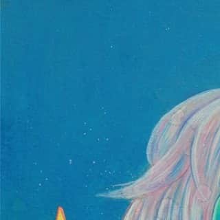 下田ひかりさんのインスタグラム写真 - (下田ひかりInstagram)「Detail 9/9 of my painting “Flower Child” 🌸 The inspiration of my new figure by @apportfolio available for preorder Feb 2nd!! 💘  Full reveal on my page! 😍」1月29日 3時45分 - hikarishimoda