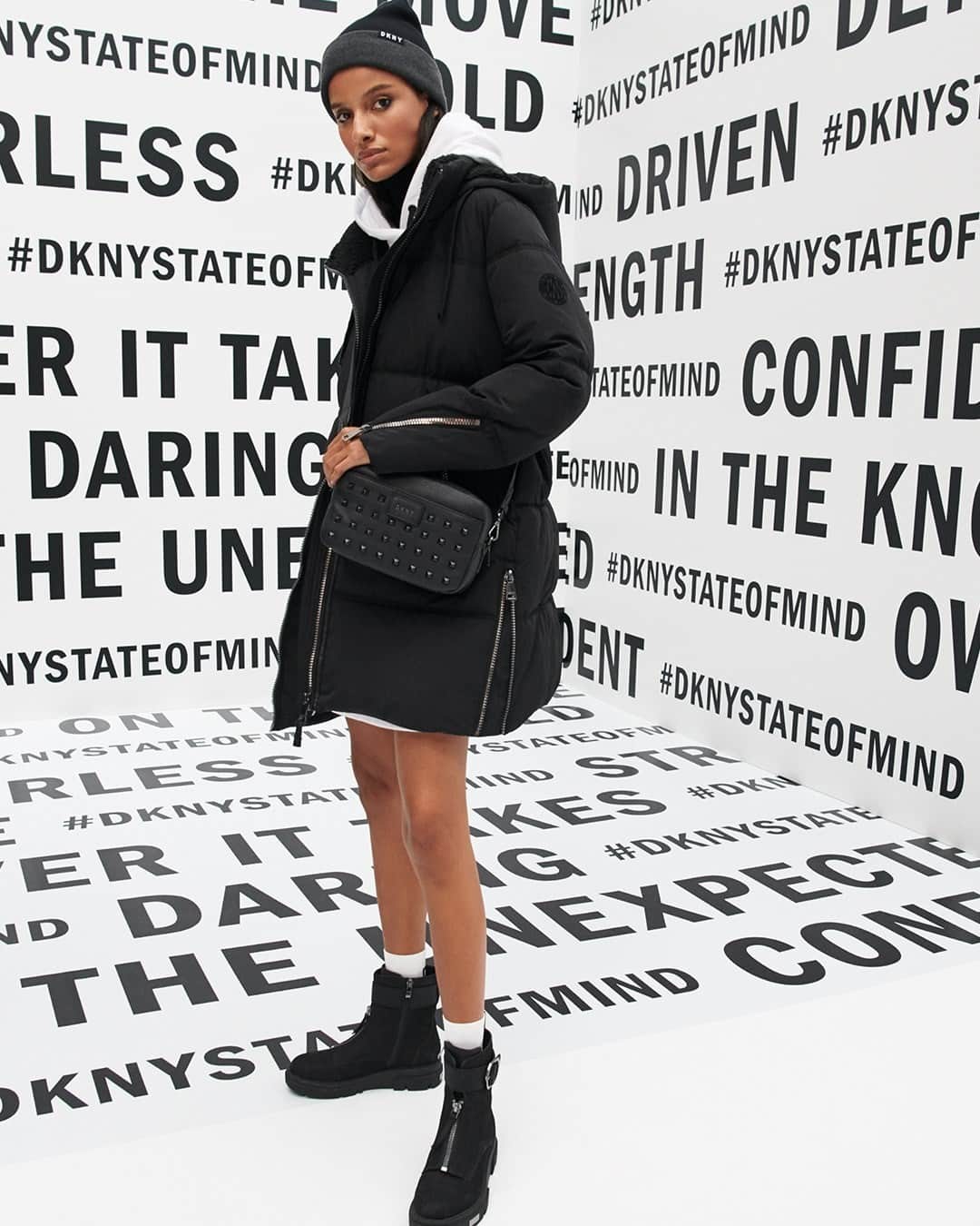 DKNYのインスタグラム：「Winter refresh: take your style into a new direction. Tap to shop the look. #DKNYSTATEOFMIND」