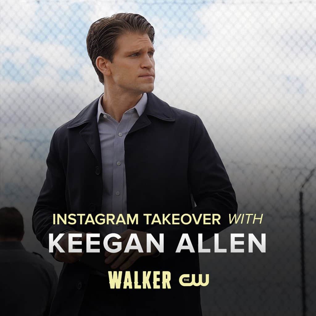 キーガン・アレンのインスタグラム：「I’m taking over @thecwwalker right now! Ride on over there to talk directly to me/ask questions, see behind the scenes content and get ready for the new episode of Walker TONIGHT  at 8/7c on @thecw   You can also stream the latest episodes of Walker day after they air FREE on The CW app!  Tonight’s episode might get a lot of opinions 😬」