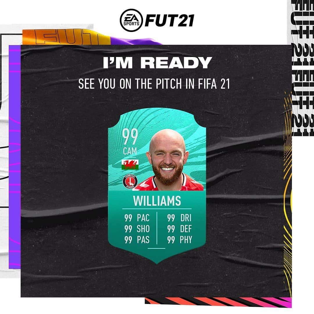 ジョナサン・ウィリアムズのインスタグラム：「Thanks @easportsfifa 🤪🎮 @wildey @weir90 🙌」