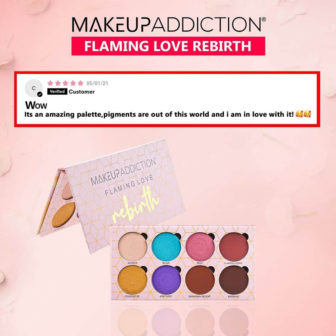 Makeup Addiction Cosmeticsさんのインスタグラム写真 - (Makeup Addiction CosmeticsInstagram)「1 days left until the Flaming love 𝑅𝑒𝒷𝒾𝓇𝓉𝒽 restock and reveal of a self portrait I created inspired by the shoot.  Here is another sneak peek🔥 🎨 This palette is all about self love and what a great way to represent that then to paint my first ever portrait of me. 👩🏾🤎  Comment below if you’re ready! 💖💖  When you reach that level of self love unconditionally, life is just different! 💞  Loading in 1...  📌 You can preorder it now before January 29th so you do not miss the restock at 12pm GMT.   Shipping worldwide 🔍  #FlamingLoveYourself #flaminglovepalette #flamingloverebirth #loveyourself #trendmood1 #makeupworldnews #beautybloggers #beautyblog #newproduct #elle #glamouruk #trendmood #makeupaddictioncosmetics #selfportrait」1月29日 5時35分 - makeupaddictioncosmetics