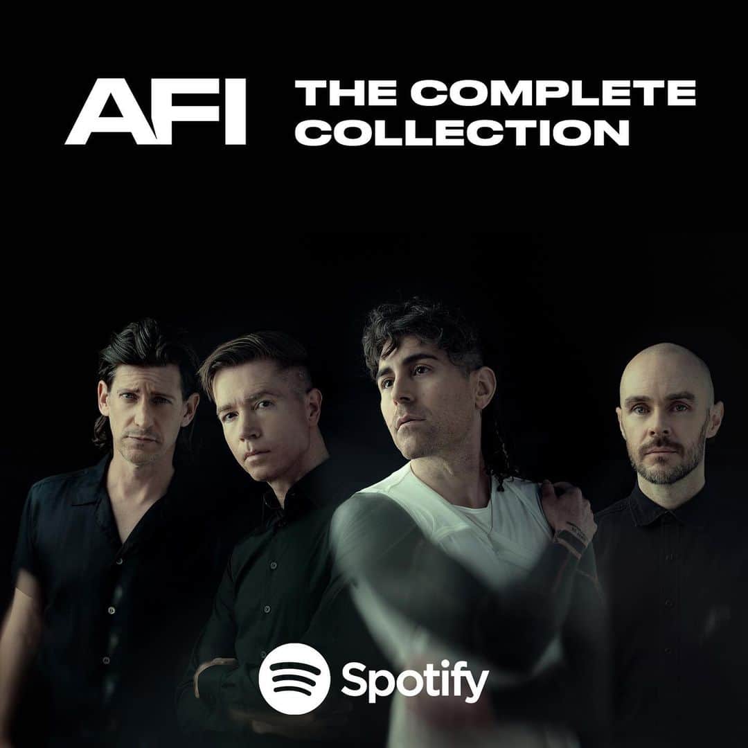 AFIのインスタグラム：「AFI: The Complete Collection. Follow and stream on @Spotify at the link in bio.」