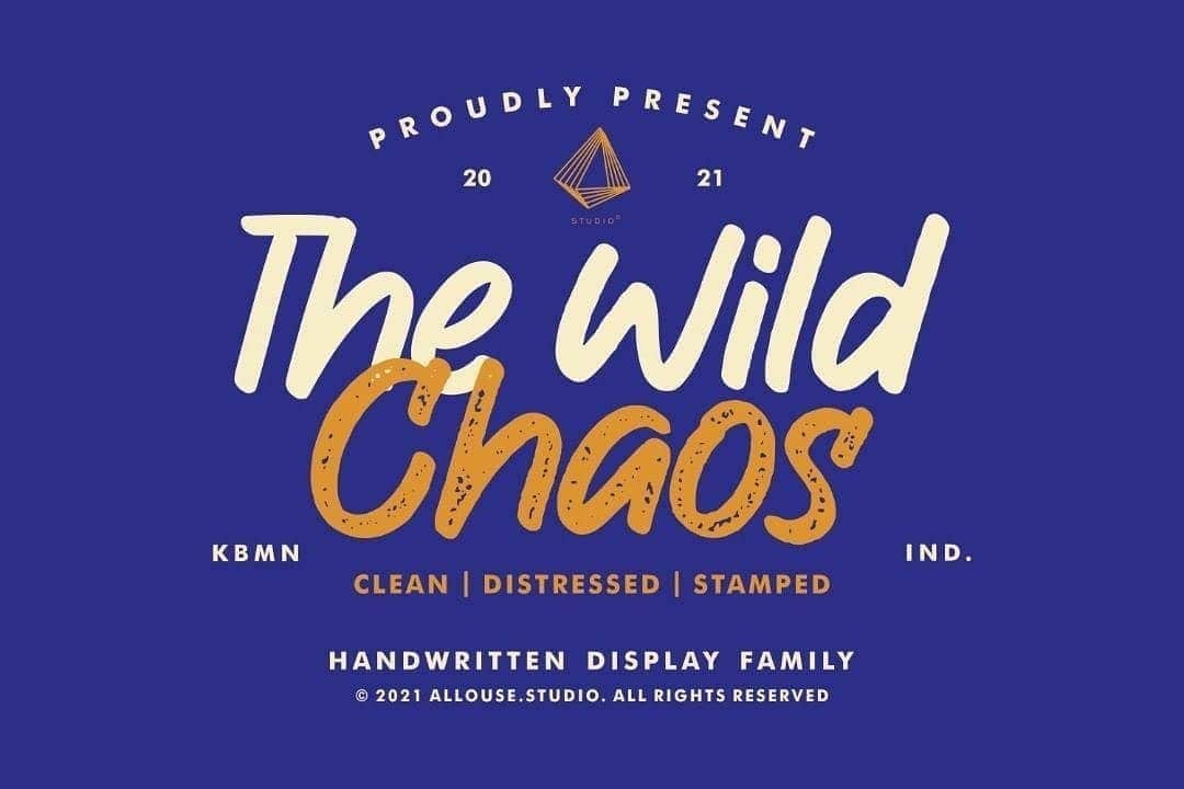 myfontsさんのインスタグラム写真 - (myfontsInstagram)「📷 by @allouse.studio: Introducing by Allouse.Studio  Proudly Present, The Wild Chaos (three styles).  The Wild Chaos is a Handwritten Display Font Family.  The Wild Chaos is perfect for product packaging, branding project, megazine, social media, wedding, or just used to express words above the background.  This font includes OTF&TTF&Woff, The Wild Chaos also multilingual support.  Enjoy the font, feel free to comment or feedback, send me PM or email.  #fontdesign #fontpack #handmadefont #fontanaditrevi #fonta #fontainhas #afonte #afont #afontesjoiaserelógios #afontepaulojunior #afontedajuventude #fontbundles #fontbyrima #fontbarcelona #fontbote #fontbyratnatf #bfontop #bfont #bfontour #bfontopfortnite #bfontes #fontcalda #fontcombos #fontcuberta #cfont #cfontheroad #cfontour」1月29日 6時00分 - myfonts