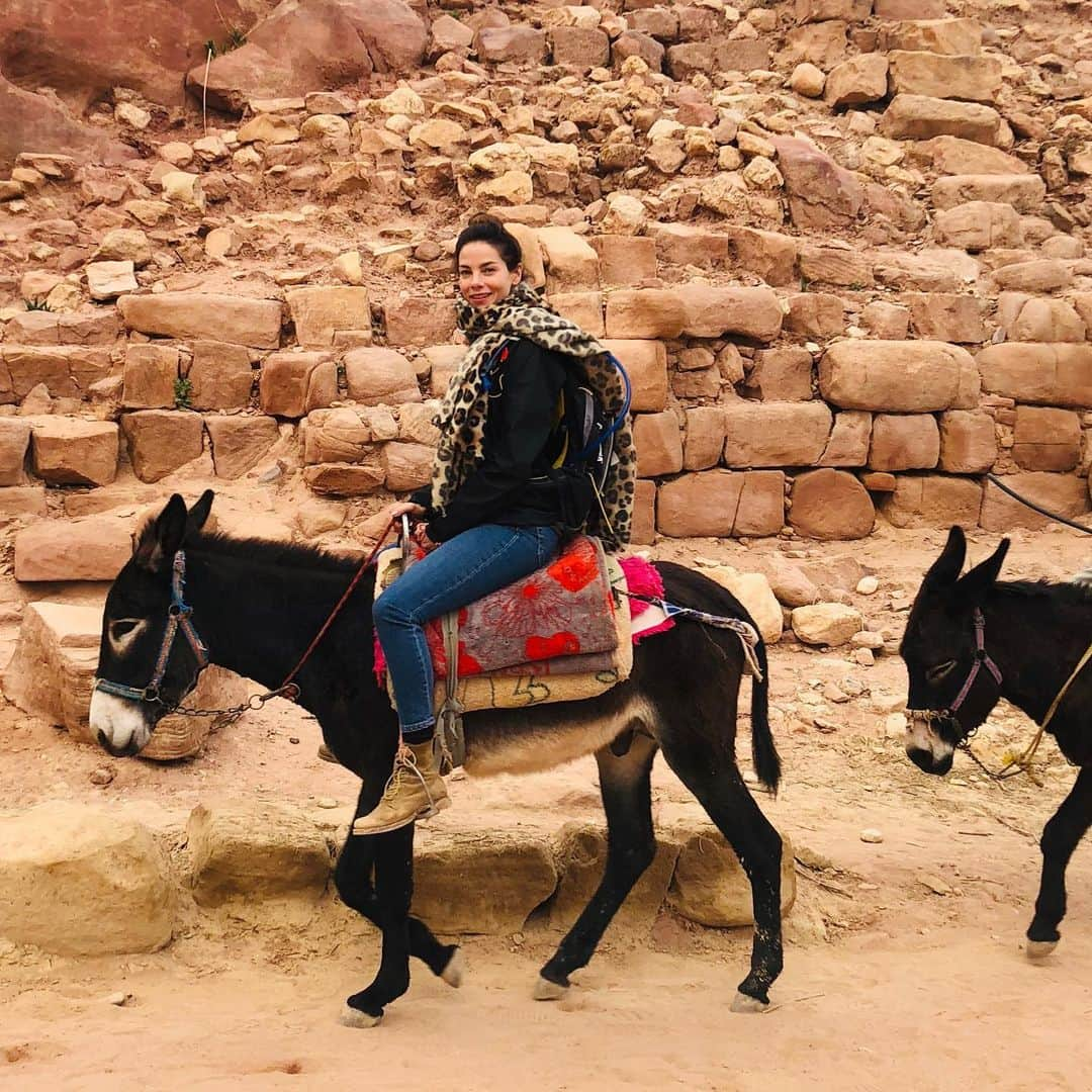 ミシェル・モナハンさんのインスタグラム写真 - (ミシェル・モナハンInstagram)「Approximately this week’s pace. 🤦🏻‍♀️#tbt #donkeyyears #onceuponatimeinpetra」1月29日 6時30分 - michellemonaghan