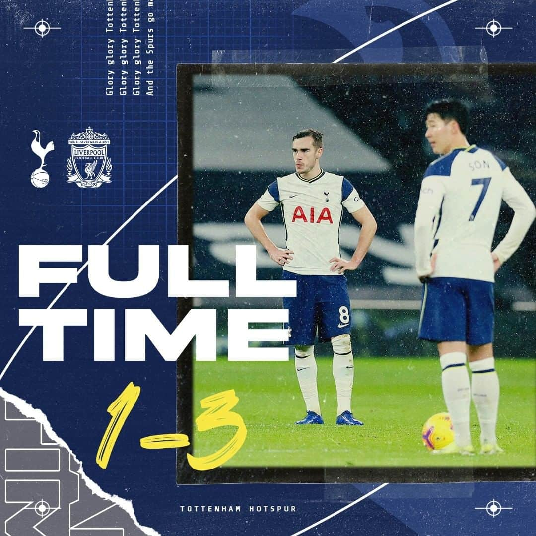 トッテナム・ホットスパーFCさんのインスタグラム写真 - (トッテナム・ホットスパーFCInstagram)「Full-time at Tottenham Hotspur Stadium.」1月29日 6時55分 - spursofficial