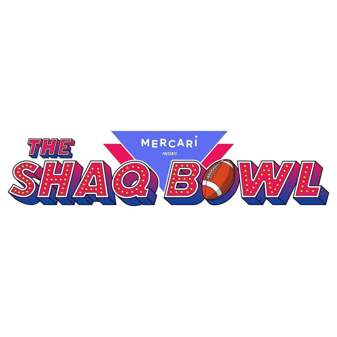 Mercariのインスタグラム：「We have teamed up with Shaquille O'Neal to create the Ultimate Big Game Sunday Kickoff Show: The SHAQ BOWL! Broadcasting LIVE from Tampa! Tune in for celebrity challenges, musical performances and much more! All happening February 7 at 3PM ET.」