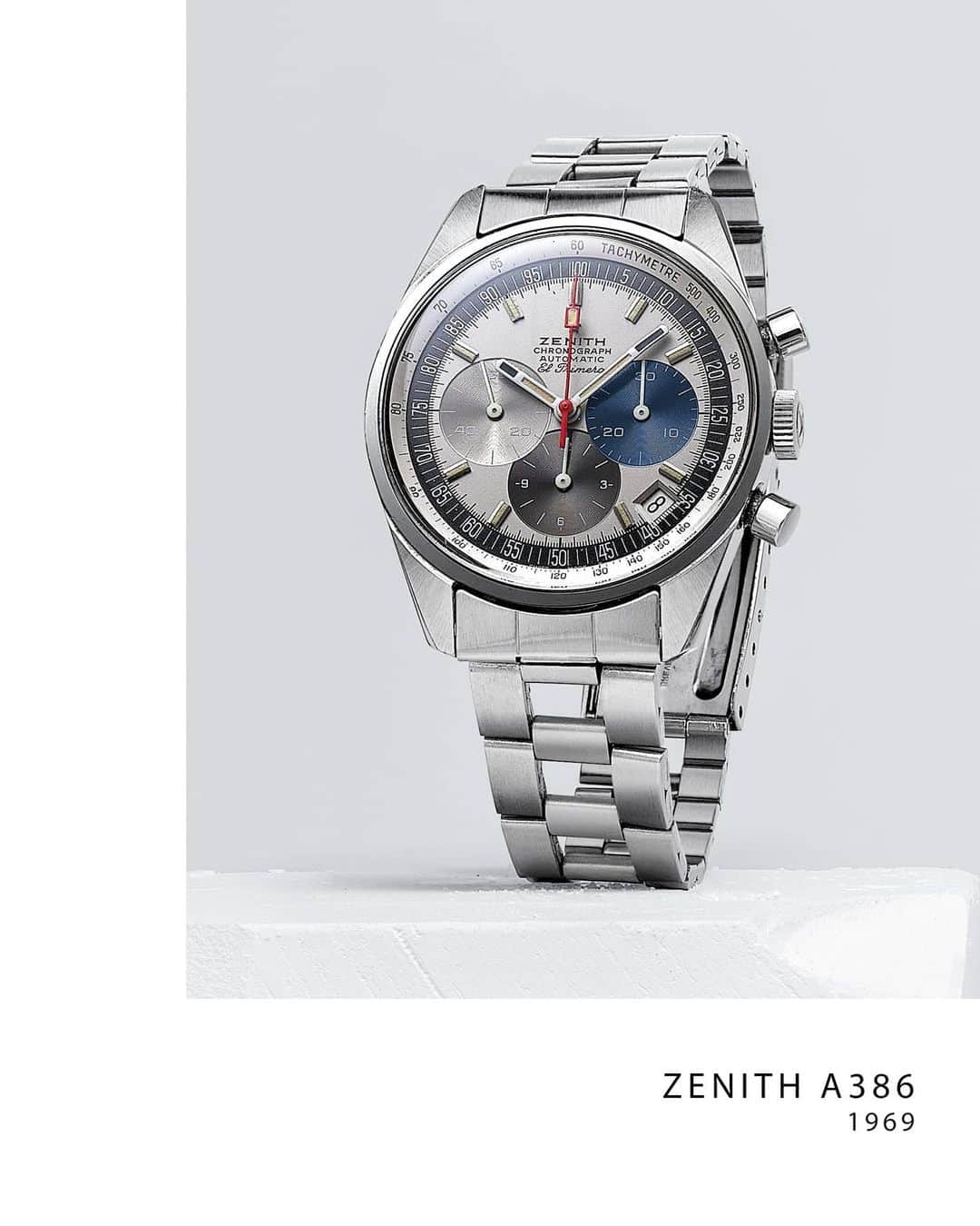 ゼニスさんのインスタグラム写真 - (ゼニスInstagram)「#Heritage: The latest in a long line of exceptional Zenith chronographs. There are many past models that have inspired the design of the Chronomaster Sport to be contemporary yet faithful to its heritage.」1月29日 8時01分 - zenithwatches