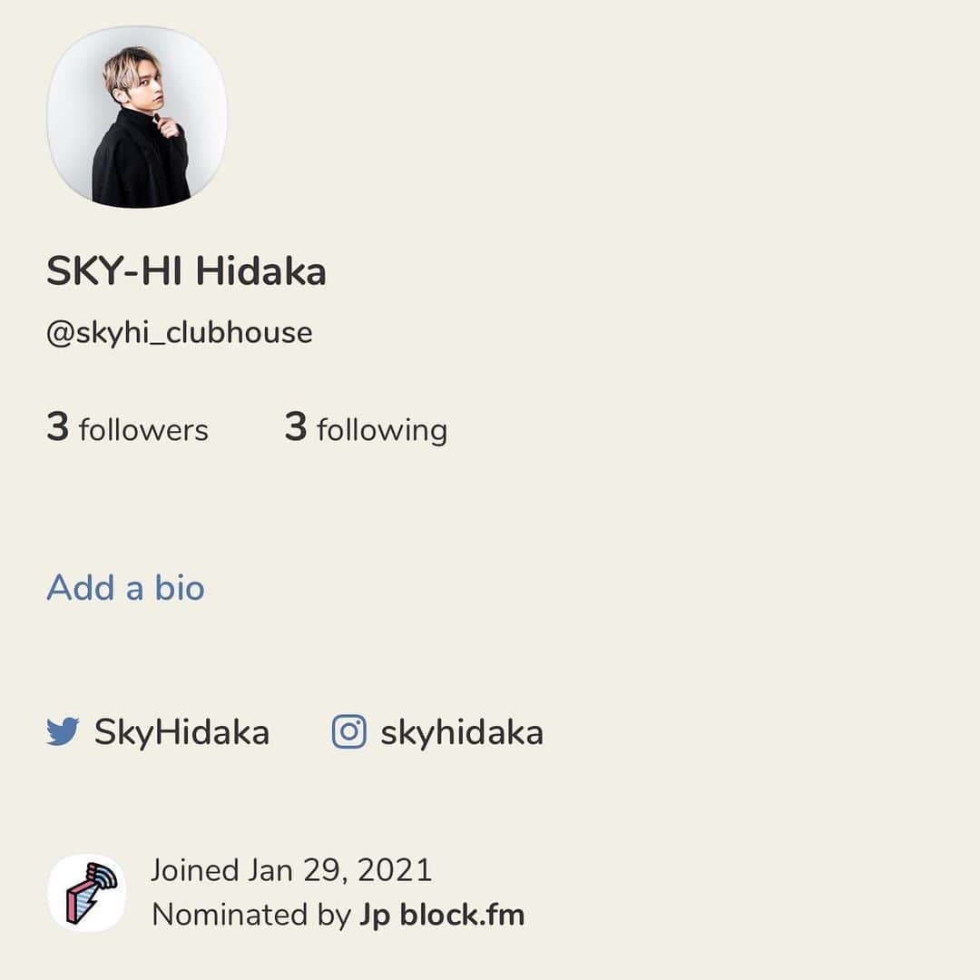 日高光啓さんのインスタグラム写真 - (日高光啓Instagram)「#clubhouse  昨日から始めました。このコミュニケーション性の高さとても可能性がありますねっ」1月29日 18時51分 - skyhidaka