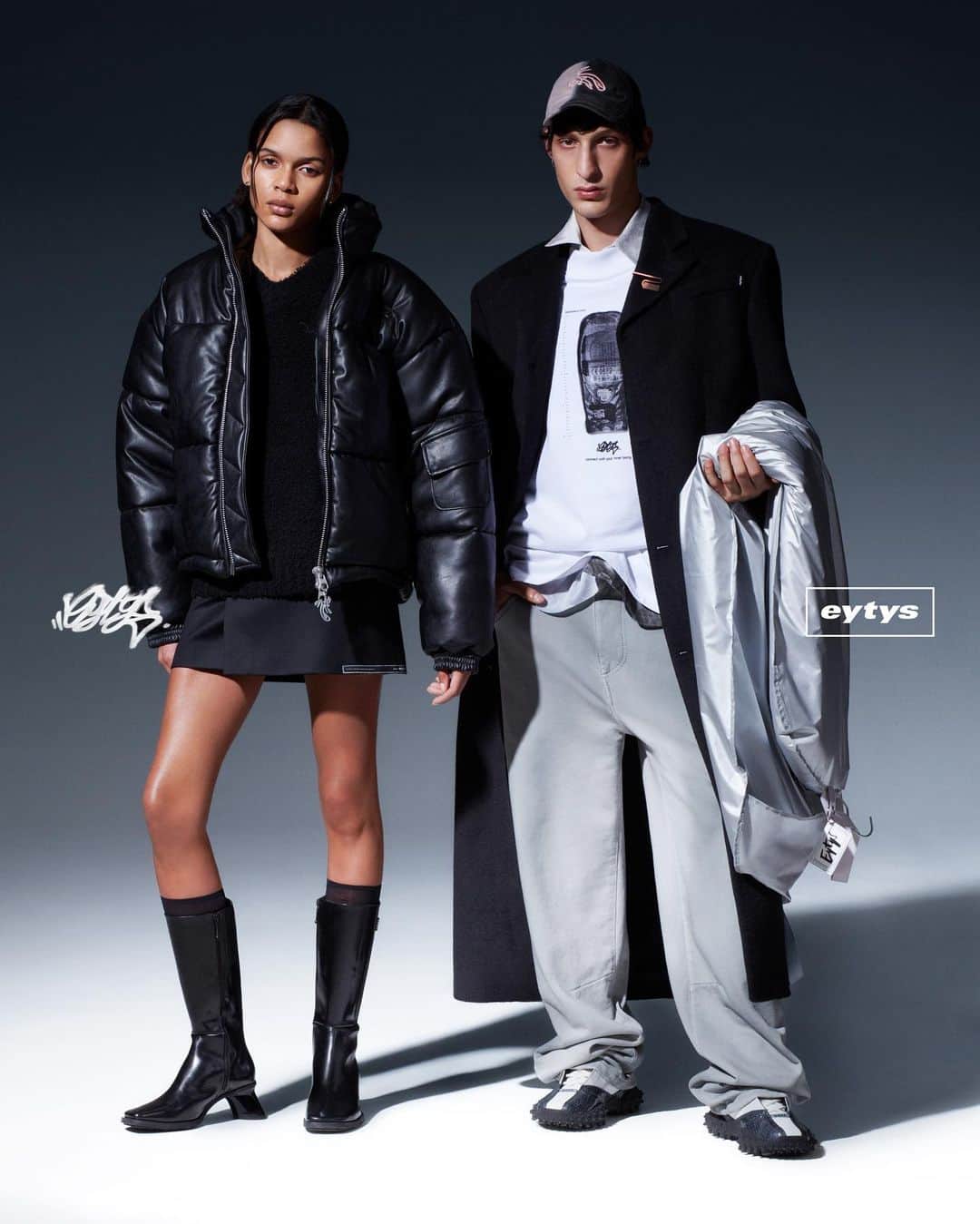 エイティーズのインスタグラム：「EYTYS FALL 2021 PREVIEW Styling @victoriasekrier  Photography @ilya_lipkin View the full collection on @voguerunway」