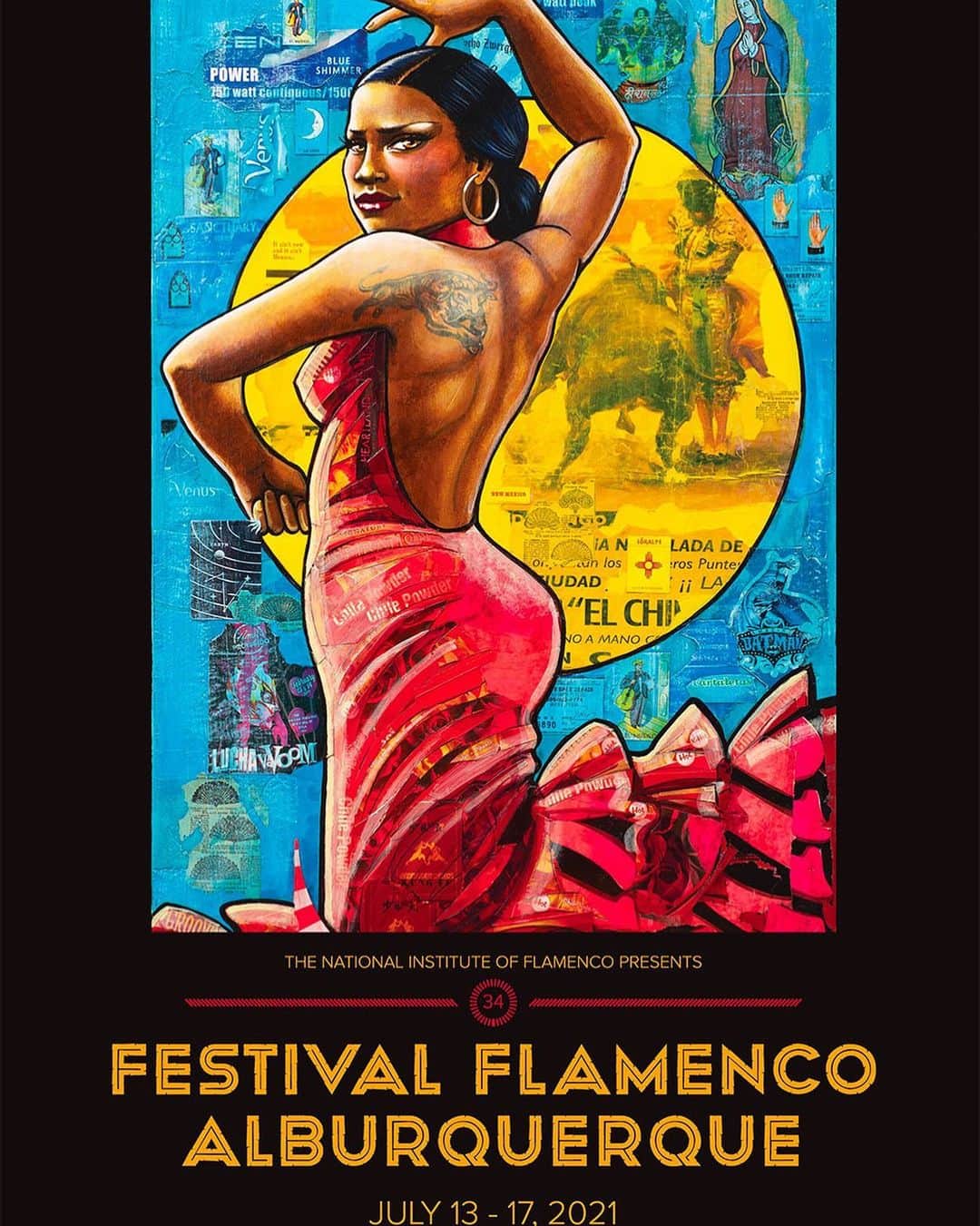 DeFlamenco.comのインスタグラム：「El Instituto Nacional de Flamenco presenta con orgullo Festival Flamenco Alburquerque 34.   El cartel en la portada de nuestra web deflamenco.com   https://www.deflamenco.com/revista/noticias/el-instituto-nacional-de-flamenco-presenta-con-orgullo-festival-flamenco-alburquerque-34.html  #deflamenco #flamenco #flamencoamerica」