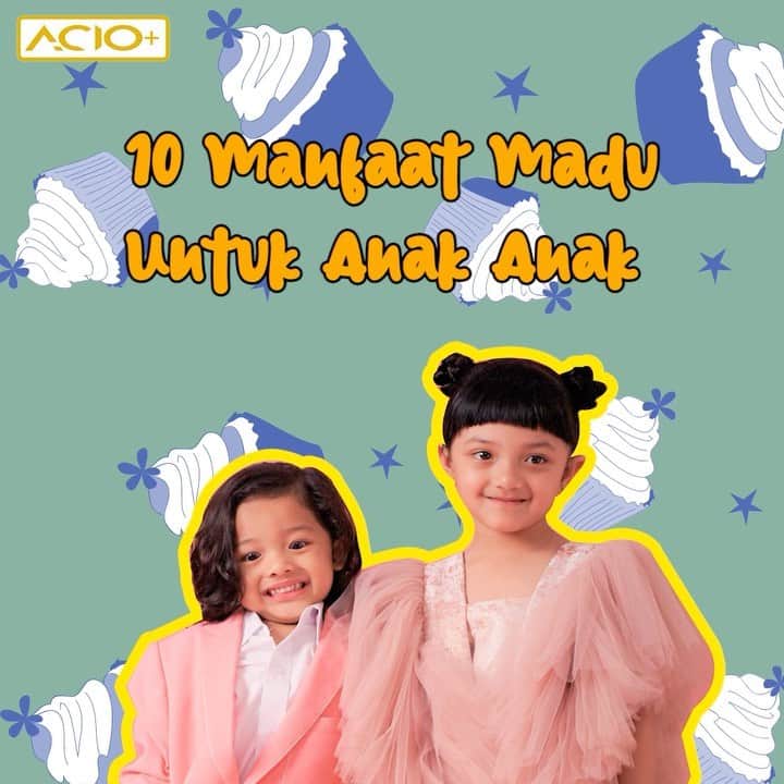 Keluarga A5のインスタグラム：「hai moms, berikut 10 manfaat madu untuk anak anak moms, banyak sekali manfaat dan kegunaan madu untuk anak kita moms maka dari itu berikan madu acioplus secara rutin setiap hari agar sikecil makin sehat dan pintar💕💕 . . . *Jangan lupa madu acioplus momsss...* #sehatbersamaacioplus . .  . Halal MUI P-IRT Madu anak  INFO LEBIH LANJUT DAN PEMESANAN:  WA1: 087880097722(Yanti) WA2: 087878905088(Indah) WA3: 081932111012 (Naura) WA4: 081398902788(Lita) WA5: 081294009923(Aisyah) WA6:081380858483 (Desi) WA7:087714149822 (marta) . . .  >> Fast Respon bisa klik dibio 💕  #madumurni #maduanak #madu #enak #anakpintar #anakcerdas #anakbaik #anakaktif #anaksehat #nafsumakan #vitamin #vitaminanak #arsy #arsya #arsyhermansyah #arsyahermansyah #acioplus #acioplus  #temulawak  #meningkatkandayatahantubuh #minumacioplussetiaphari #doyanmakan #fokusbelajar #gakgampangsakit #batukpilekteratasi #mengatasipencernaan」