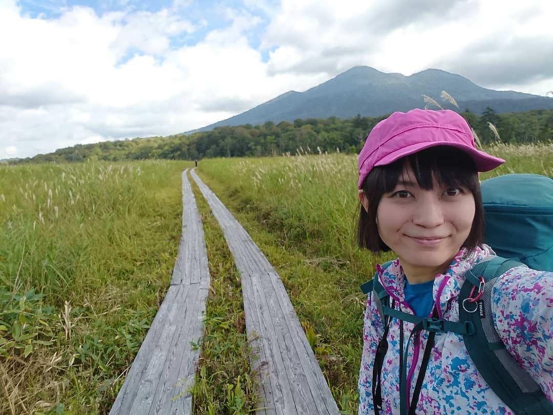 桜花のインスタグラム：「おはようございマウンテン🗻🍀  本日もナイスな１日にいたしましょ✨  わくわくモードで参りましょう🍀  懐かしの尾瀬🍀🍀🍀」