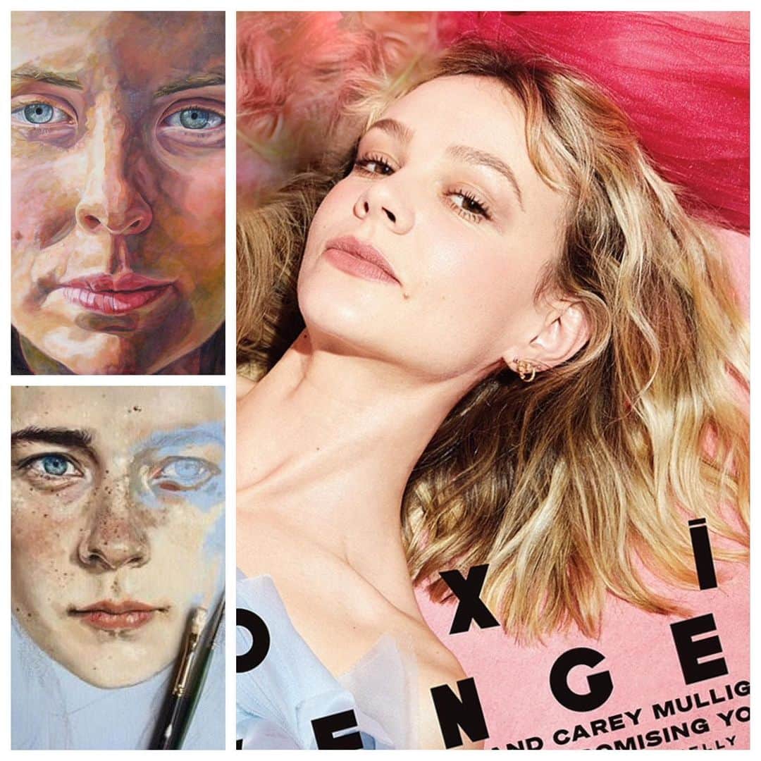 JO BAKERのインスタグラム：「C A R E Y • M U L L I G A N 🇬🇧 Timeless tones..... sometimes it’s about the delicacy and lightest touch to illuminate natural beauty!!  #careymulligan for @variety by @zoemcconnell  Style @nicky_yates  Hair @halleybrisker  Makeup by me #jobakermakeupartist  #nomakeupmakeup #freshfaced #naturalbeauty #britishbirds #🇬🇧」