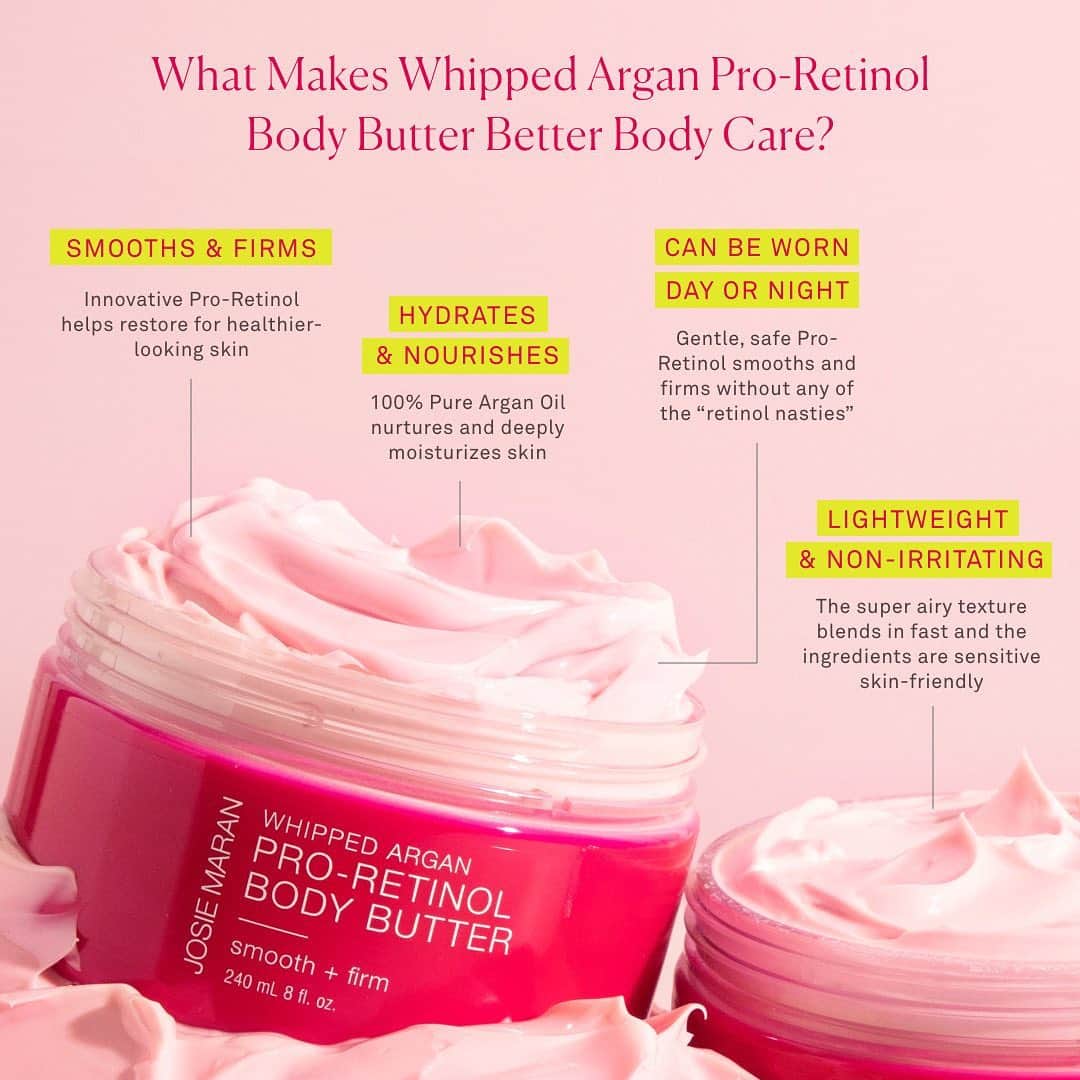 ジョジー・マランのインスタグラム：「Our new Whipped Body Butter is for everyone and every body. 💞」
