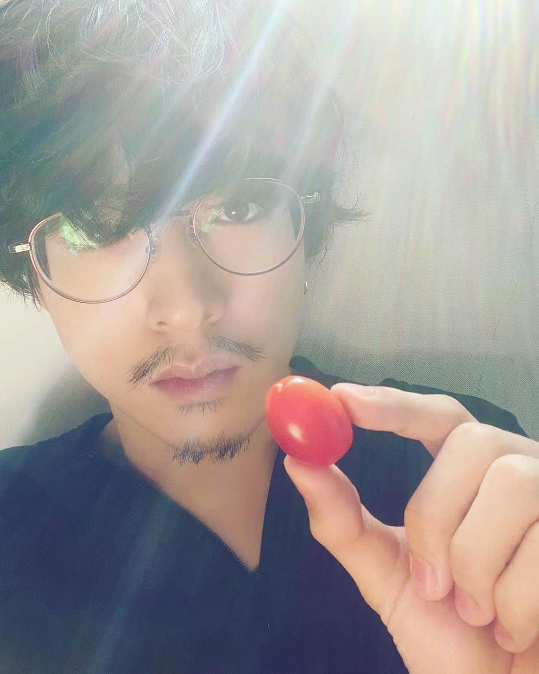 上遠野太洸さんのインスタグラム写真 - (上遠野太洸Instagram)「トマト美味しい。 朝日がすごいことになった 後光的な  #トマト」1月29日 10時15分 - taikokatono